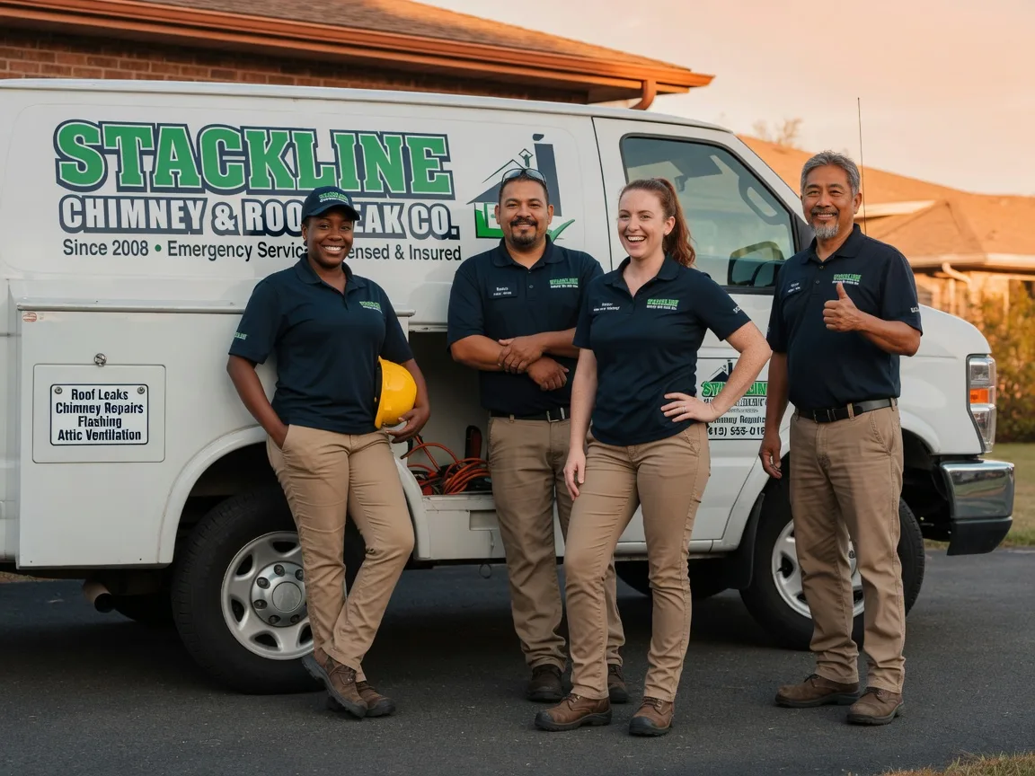 Chimney flashing repair company in Lufkin, TX